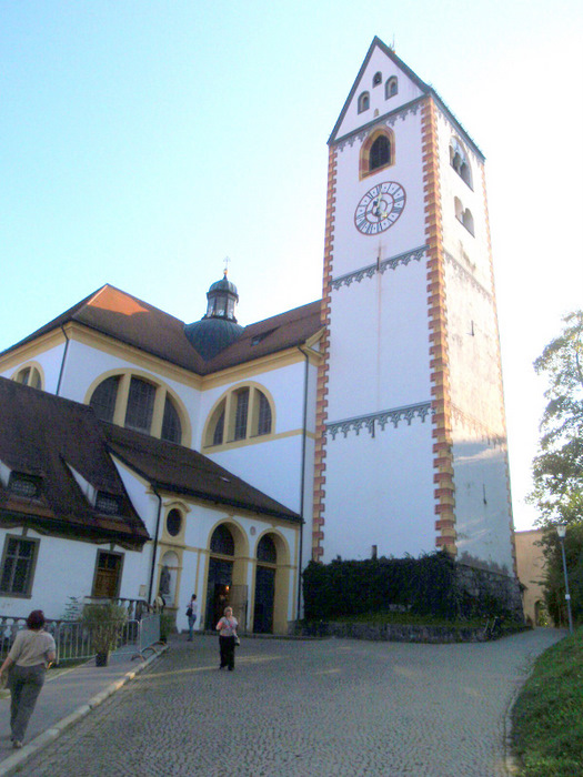 The Church of Castle F&uuml;ssen.